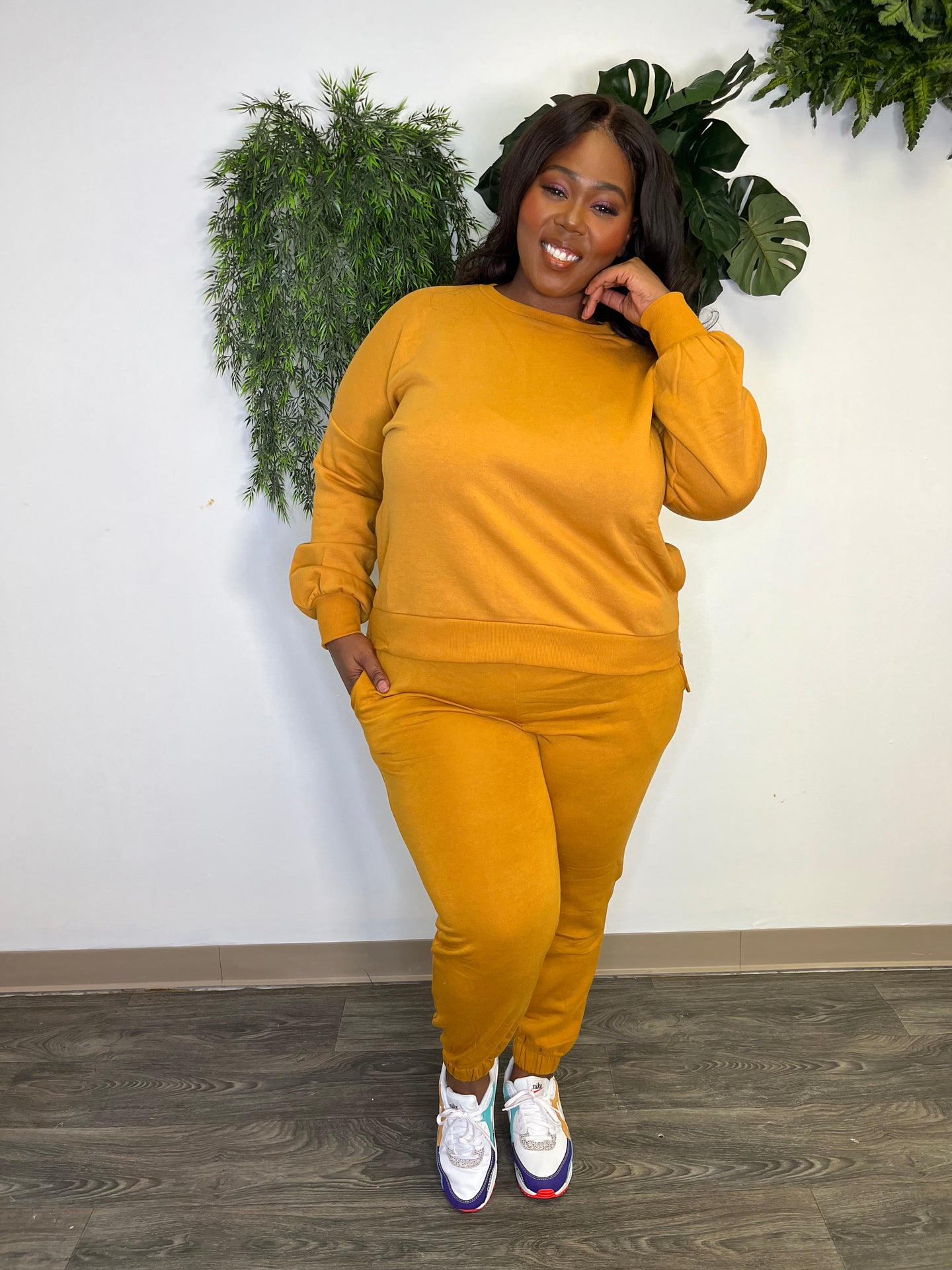 The Ashlee Set-Mustard